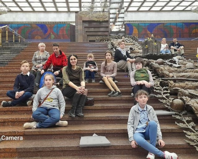 Юные нижегородцы из города Кстово посетили Центральный музей Великой Отечественной войны в Москве